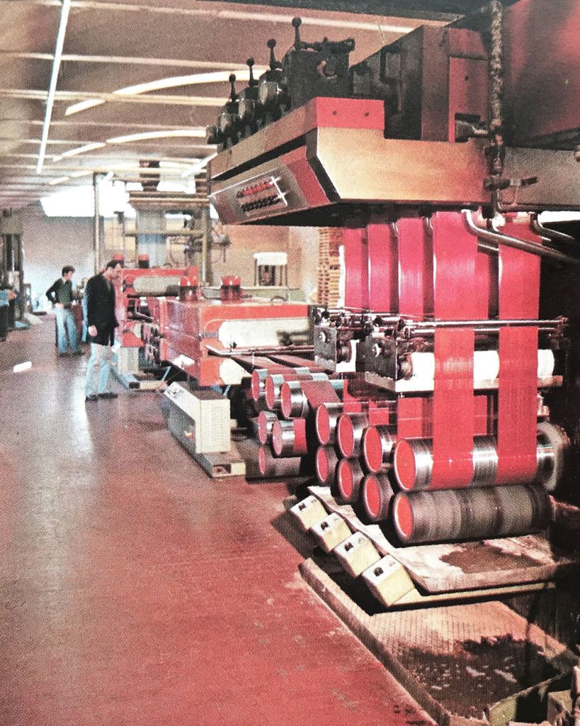 THE FIRST PRODUCTION LINE OF POLYPROPYLENE STAPLE FIBRE